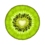 slice of kiwi